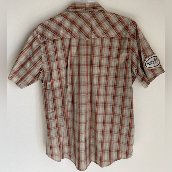 AMERICAN RAG BOTTOM’S UP SHORT SLEEVE PLAID BUTTON UP SHIRT. SZ XL - Picture 7 of 11